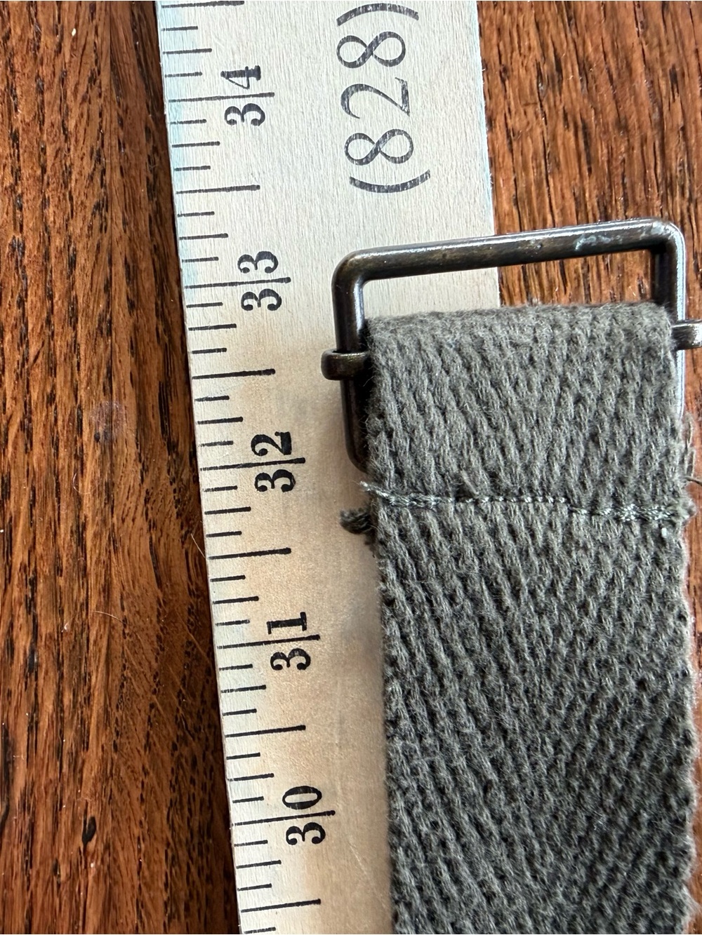 Men's Grey Canvas Belt Bag Strap - Unbranded
